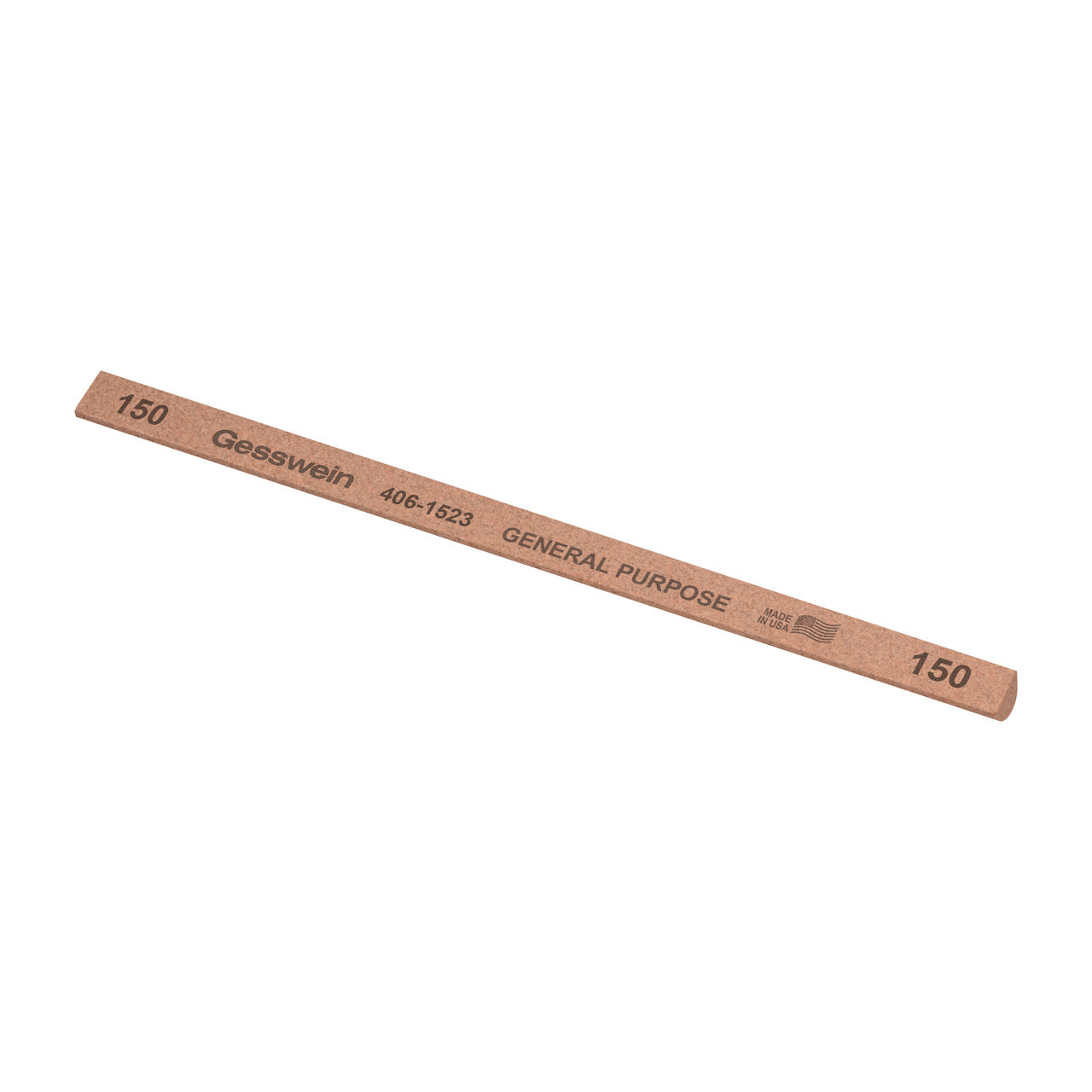 Gesswein® General Purpose Stones - 1/4" x 6" Hybrid, 150 Grit (Pkg. of 12)
