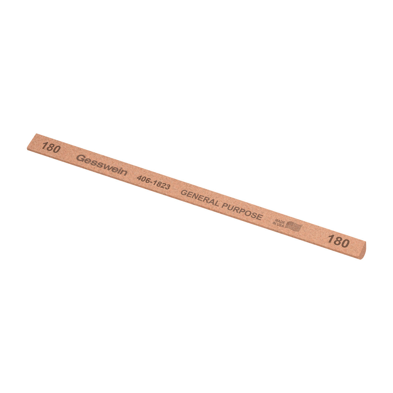 Gesswein® General Purpose Stones - 1/4" x 6" Hybrid, 180 Grit (Pkg. of 12)