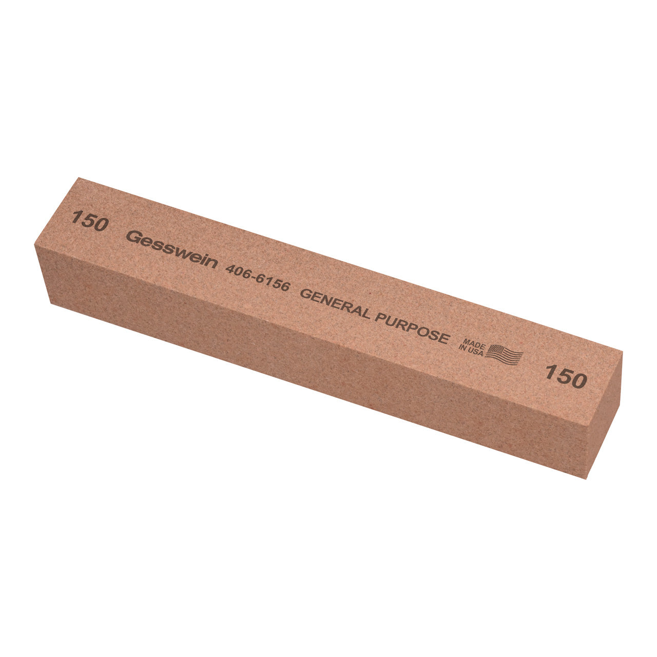 Gesswein® General Purpose Stones - 1" x 1" x 6", 150 Grit (Pkg. of 6)