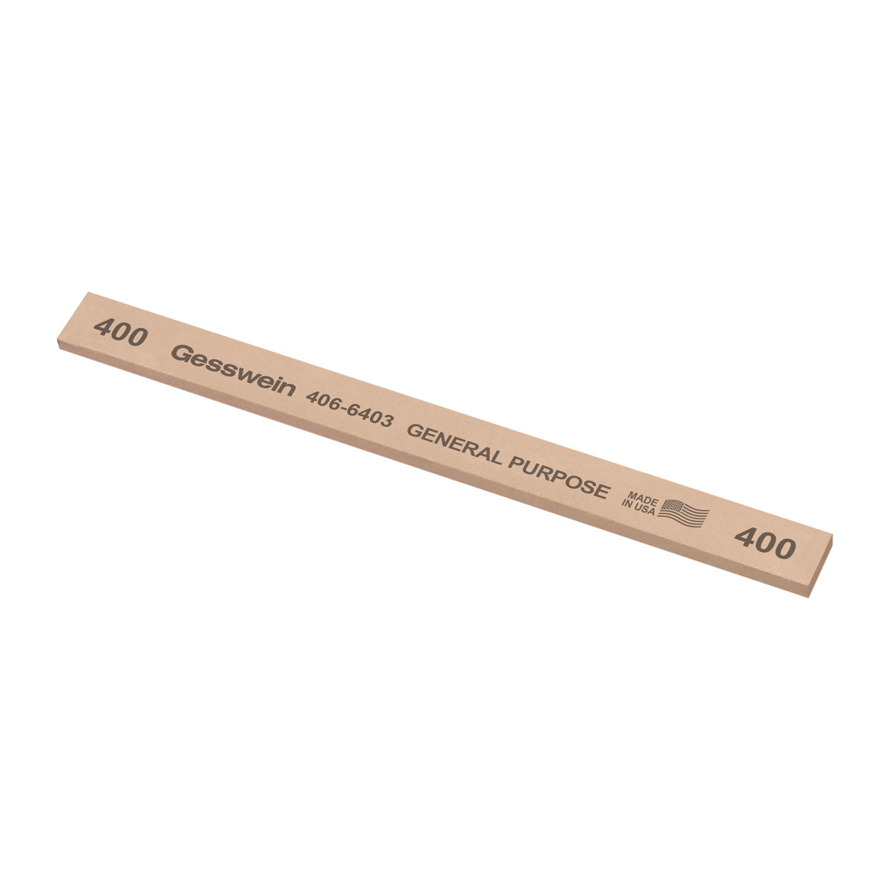 Gesswein® General Purpose Stones - 1/2" x 1/8" x 6", 400 Grit (Pkg. of 12)
