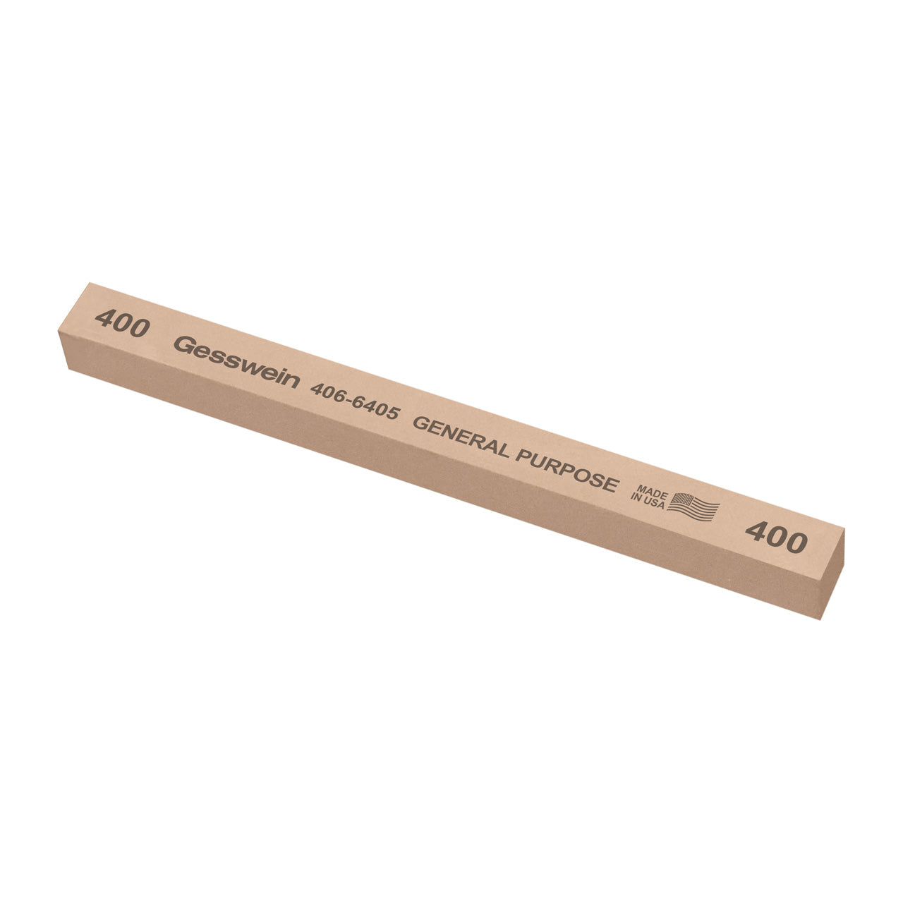 Gesswein® General Purpose Stones - 1/2" x 1/2" x 6", 400 Grit (Pkg. of 6)