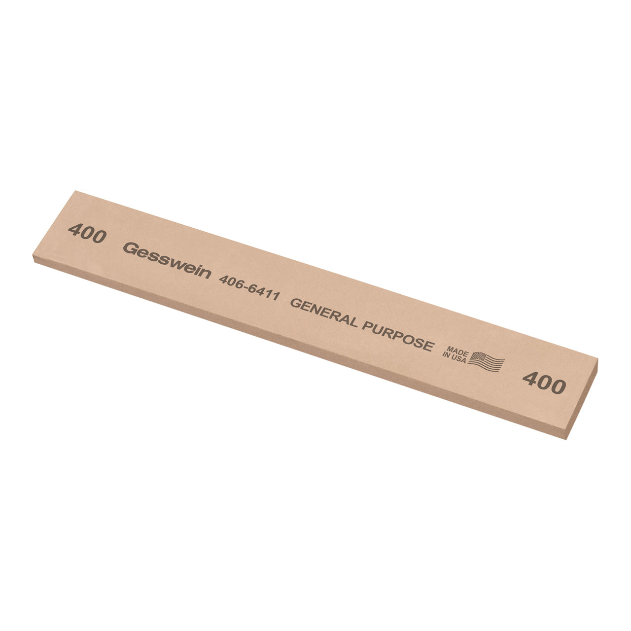 Gesswein® General Purpose Stones - 1" x 1/8" x 6", 400 Grit (Pkg. of 6)