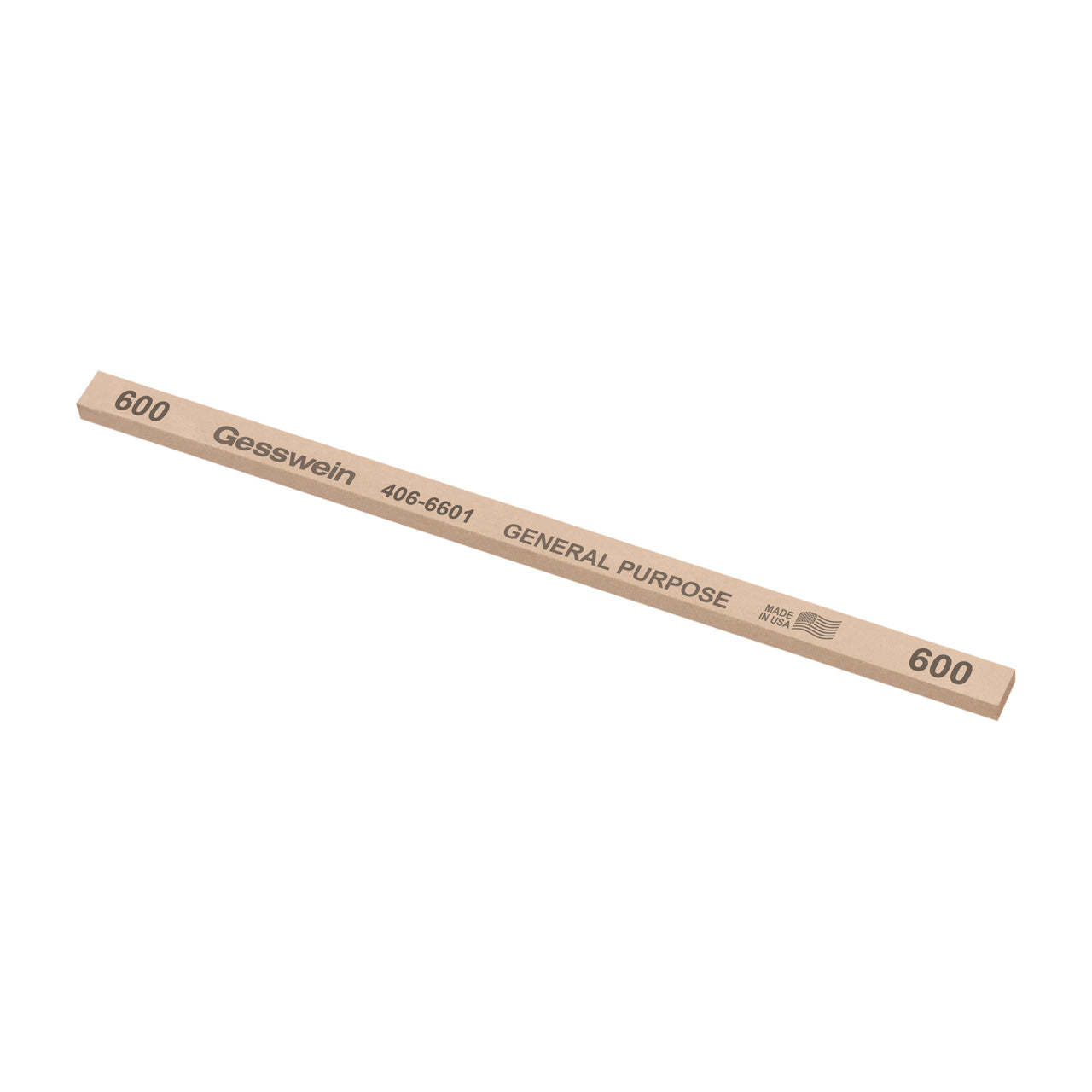 Gesswein® General Purpose Stones - 1/4" x 1/8" x 6", 600 Grit (Pkg. of 12)