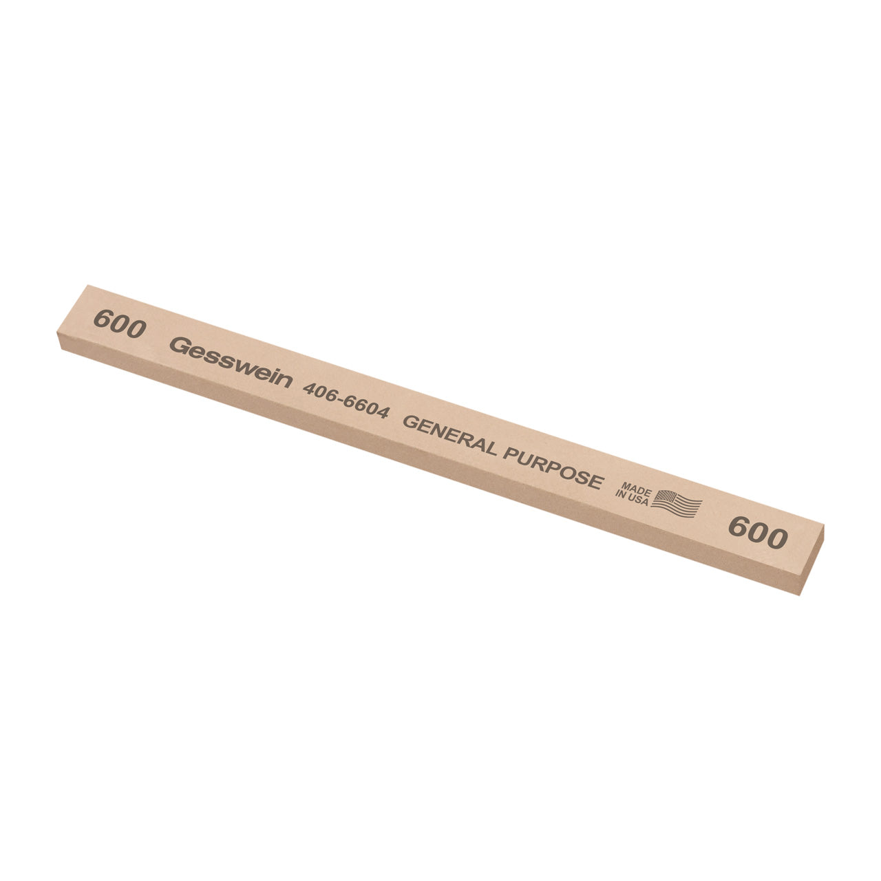 Gesswein® General Purpose Stones - 1/2" x 1/4" x 6", 600 Grit (Pkg. of 12)
