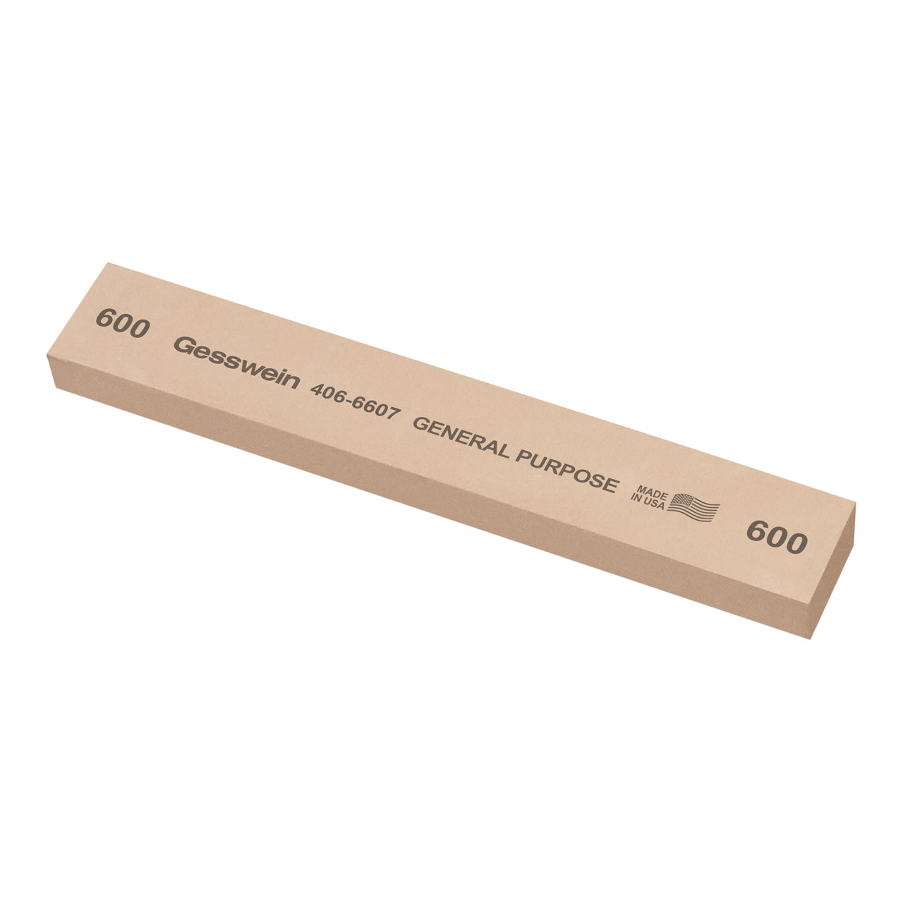 Gesswein® General Purpose Stones - 1" x 1/2" x 6", 600 Grit (Pkg. of 6)