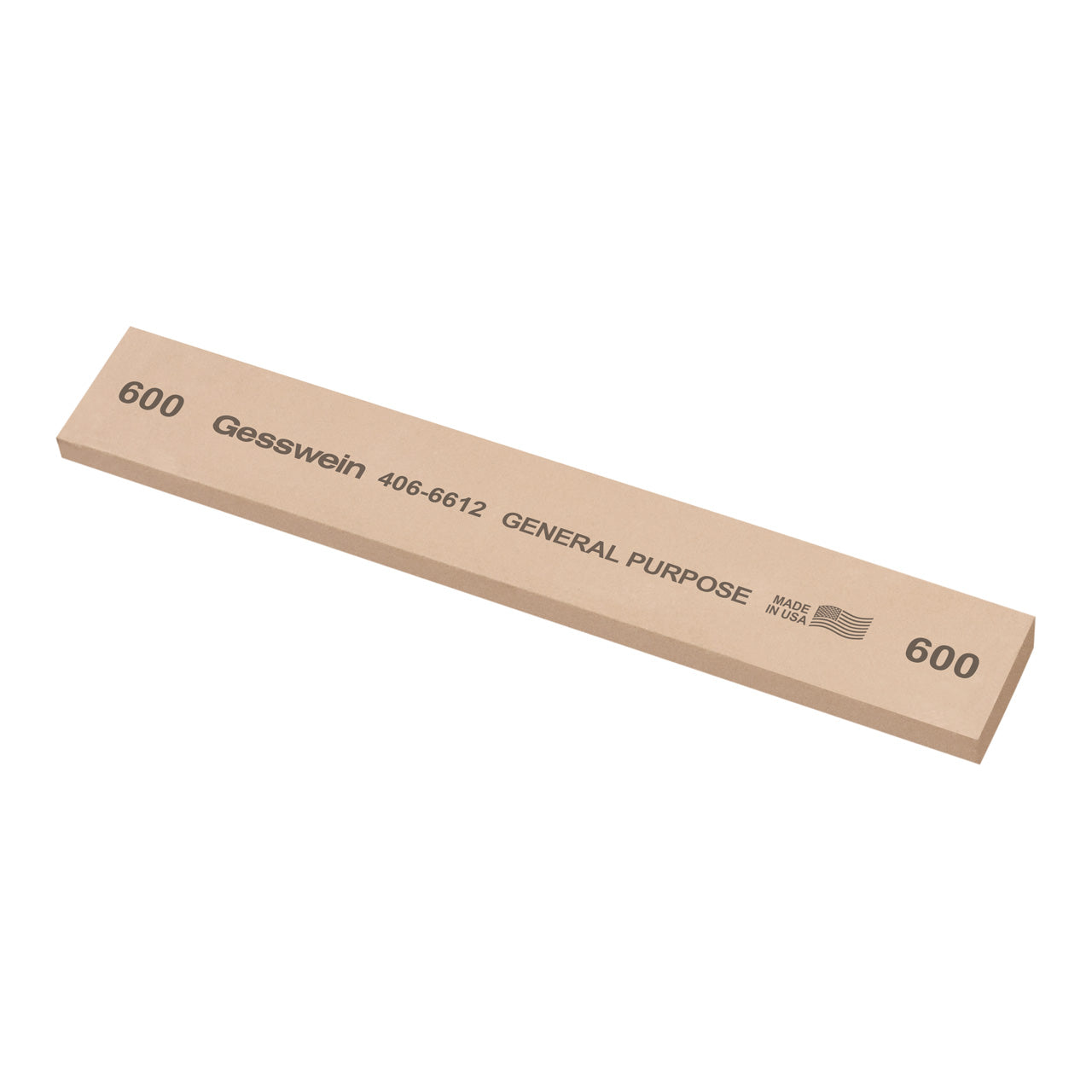 Gesswein® General Purpose Stones - 1" x 1/4" x 6", 600 Grit (Pkg. of 6)