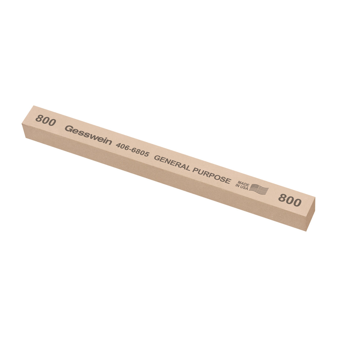 Gesswein® General Purpose Stones - 1/2" x 1/2" x 6", 800 Grit (Pkg. of 6)