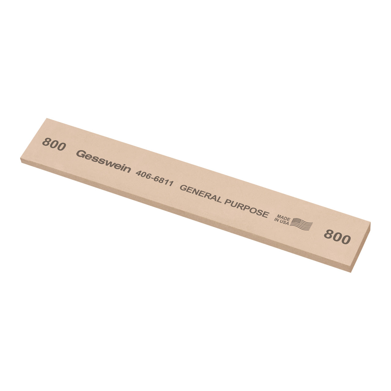 Gesswein® General Purpose Stones - 1" x 1/8" x 6", 800 Grit (Pkg. of 6)