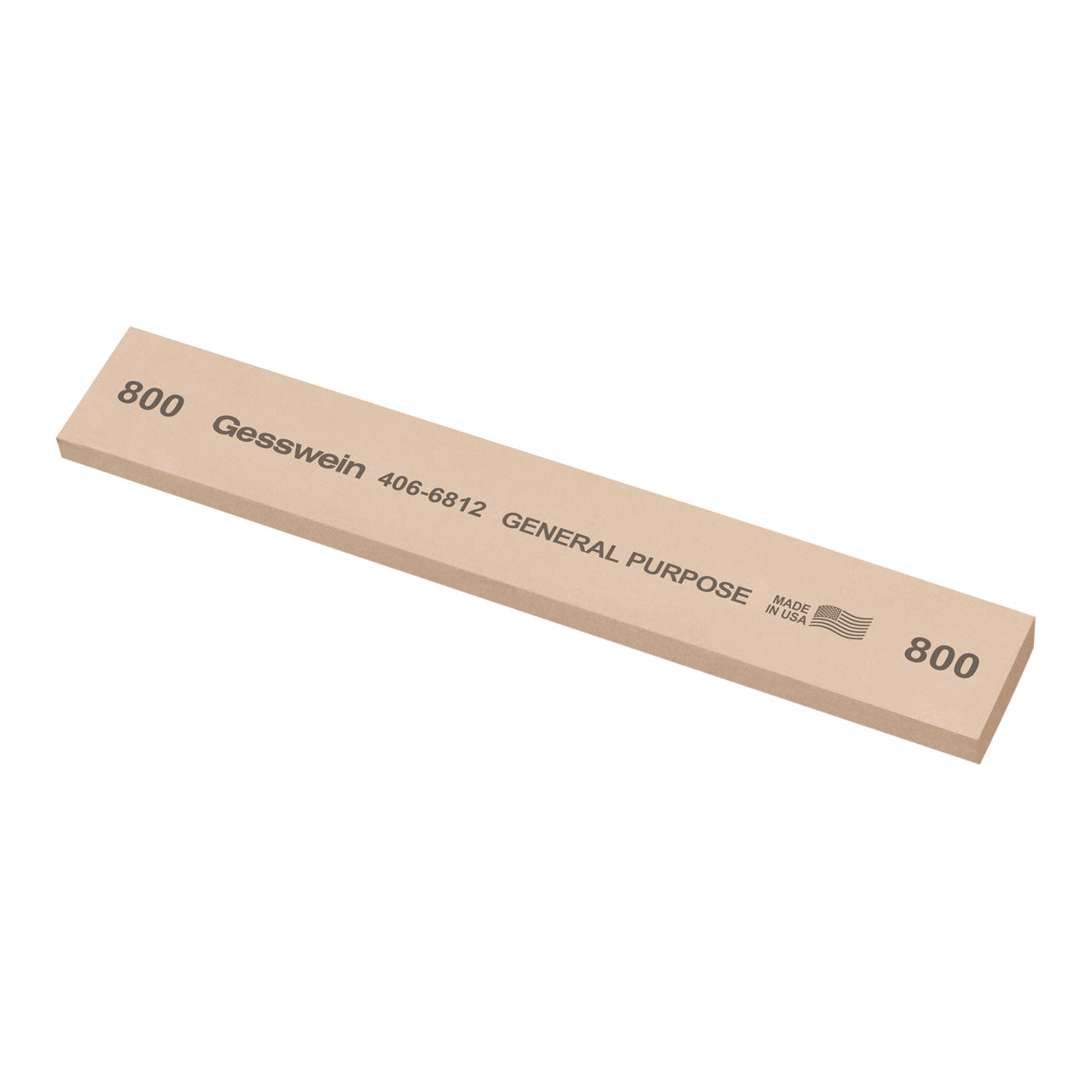 Gesswein® General Purpose Stones - 1" x 1/4" x 6", 800 Grit (Pkg. of 6)