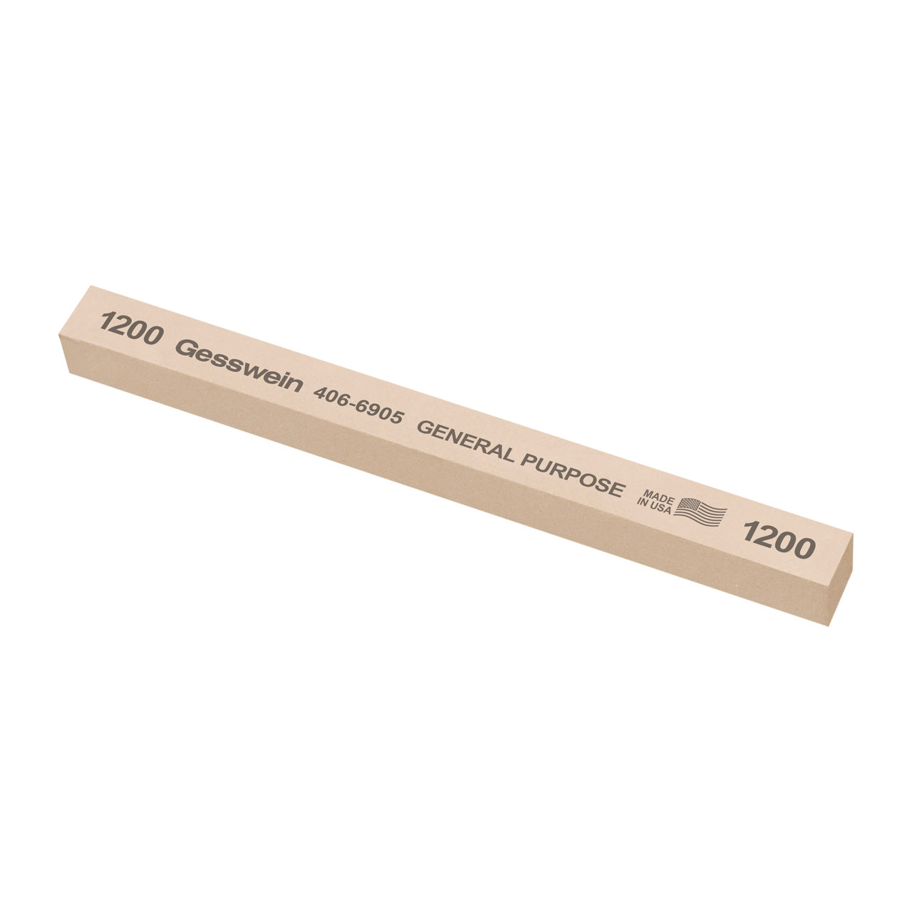 Gesswein® General Purpose Stones - 1/2" x 1/2" x 6", 1200 Grit (Pkg. of 6)