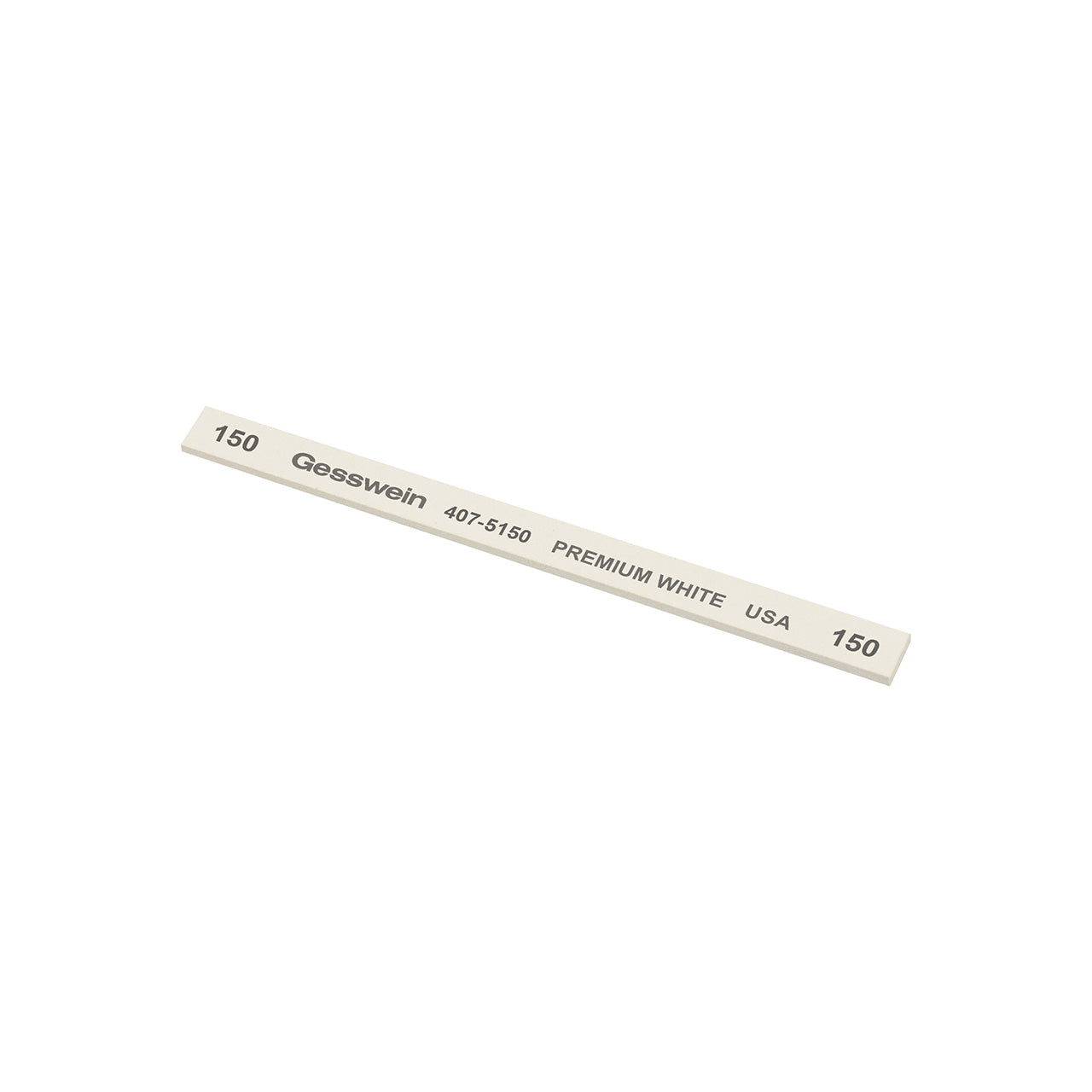 Gesswein® Premium White Stones - 1/4" x 1/16" x 4", 150 Grit (Pkg. of 12)