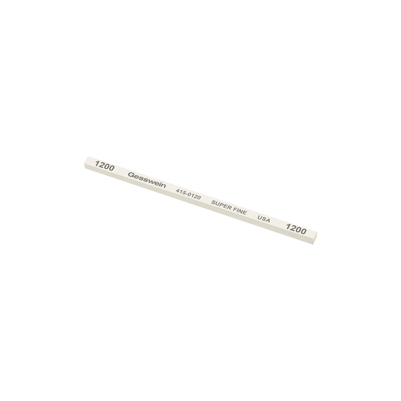 Gesswein® Super Fine Stones - 5/32" x 5/32" x 4", 1200 Grit (Pkg. of 12)