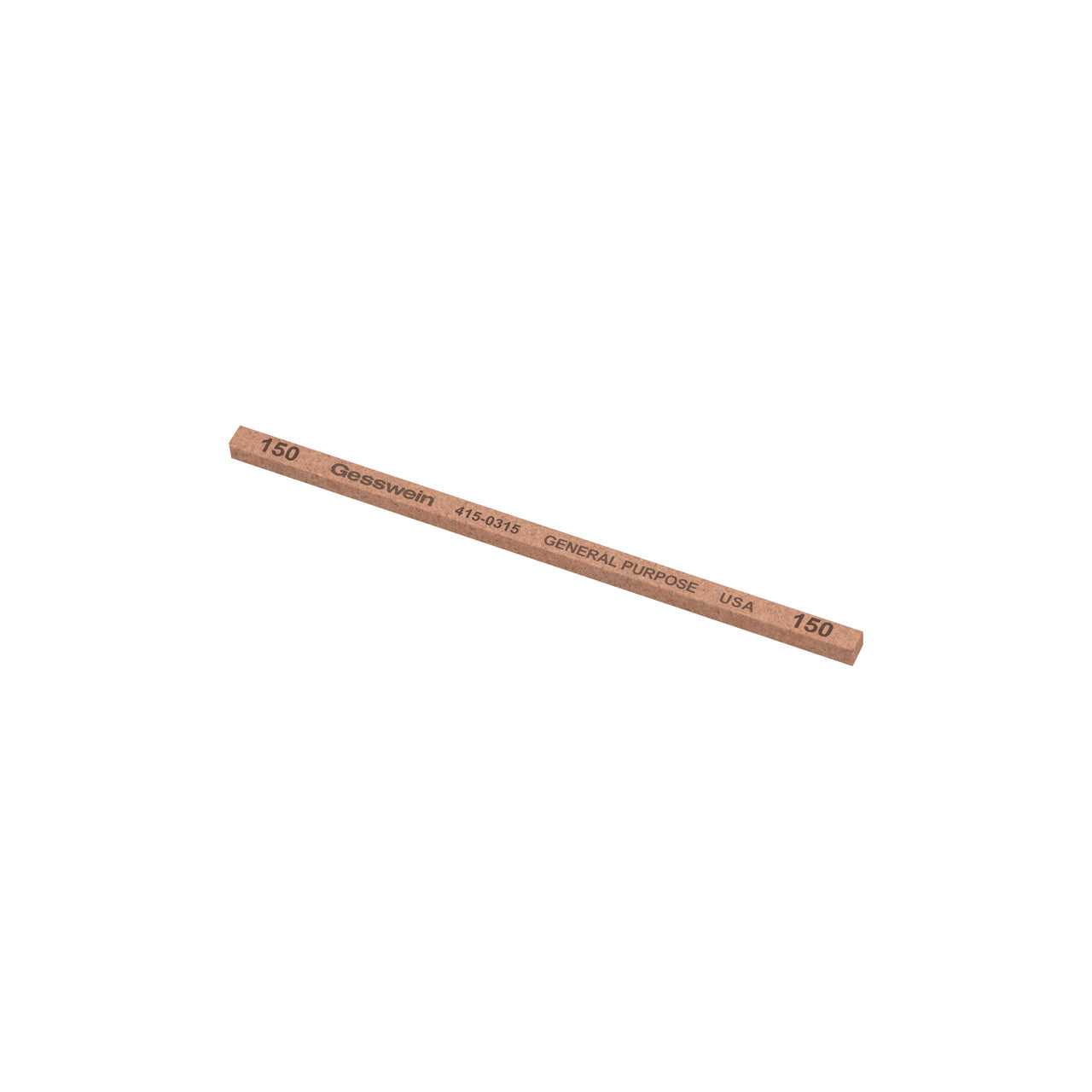 Gesswein® General Purpose Stones - 5/32" x 5/32" x 4", 150 Grit (Pkg. of 12)