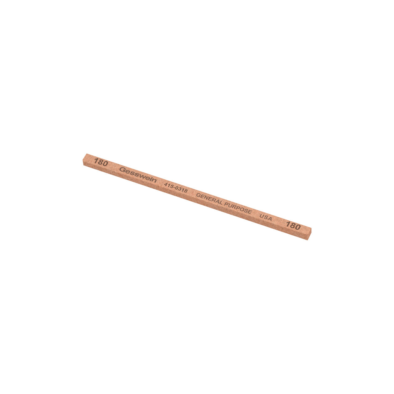 Gesswein® General Purpose Stones - 5/32" x 5/32" x 4", 180 Grit (Pkg. of 12)