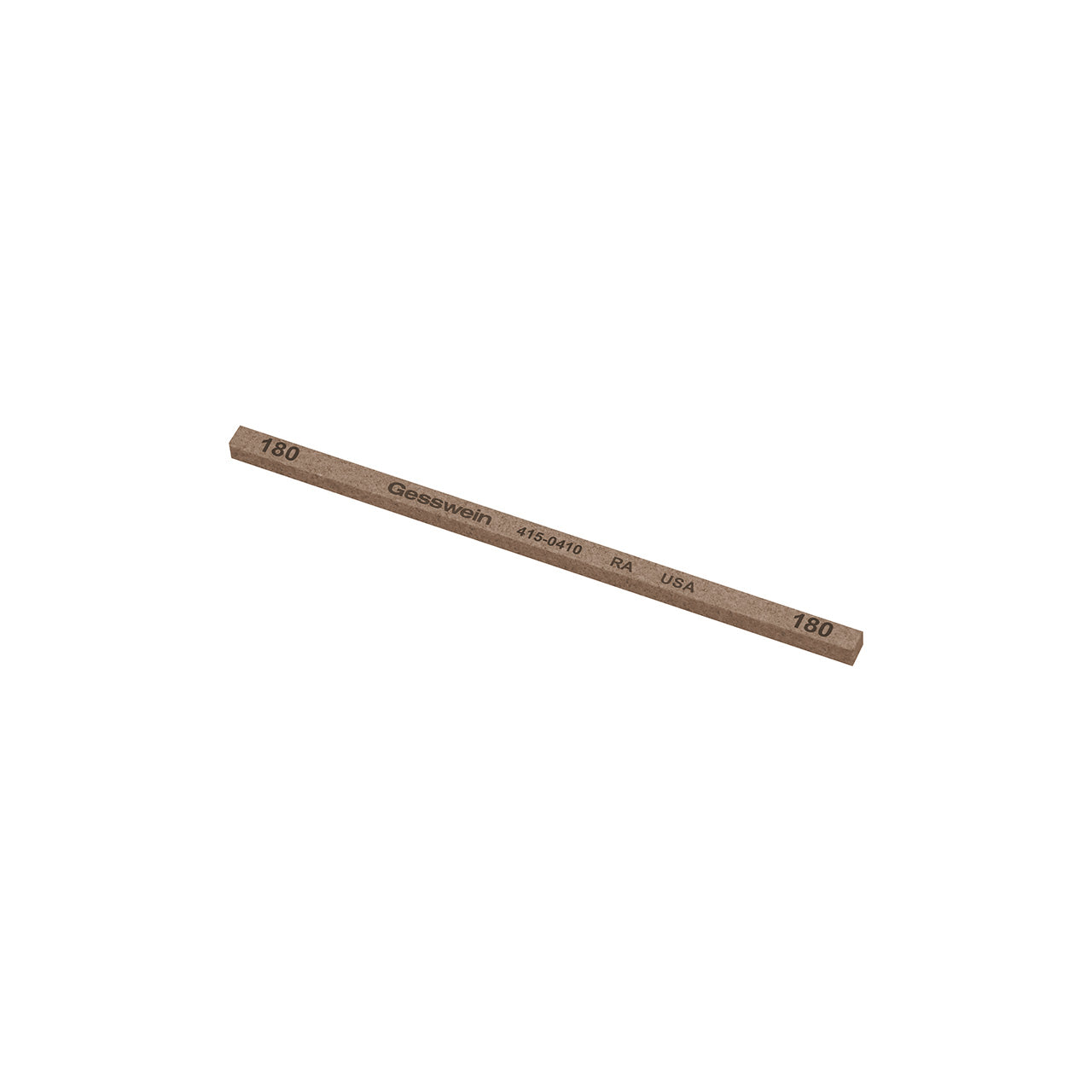 Gesswein® RA Stones - 5/32" x 5/32" x 4", 180 Grit (Pkg. of 12)