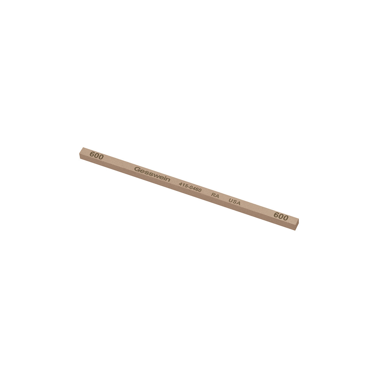 Gesswein® RA Stones - 5/32" x 5/32" x 4", 600 Grit (Pkg. of 12)