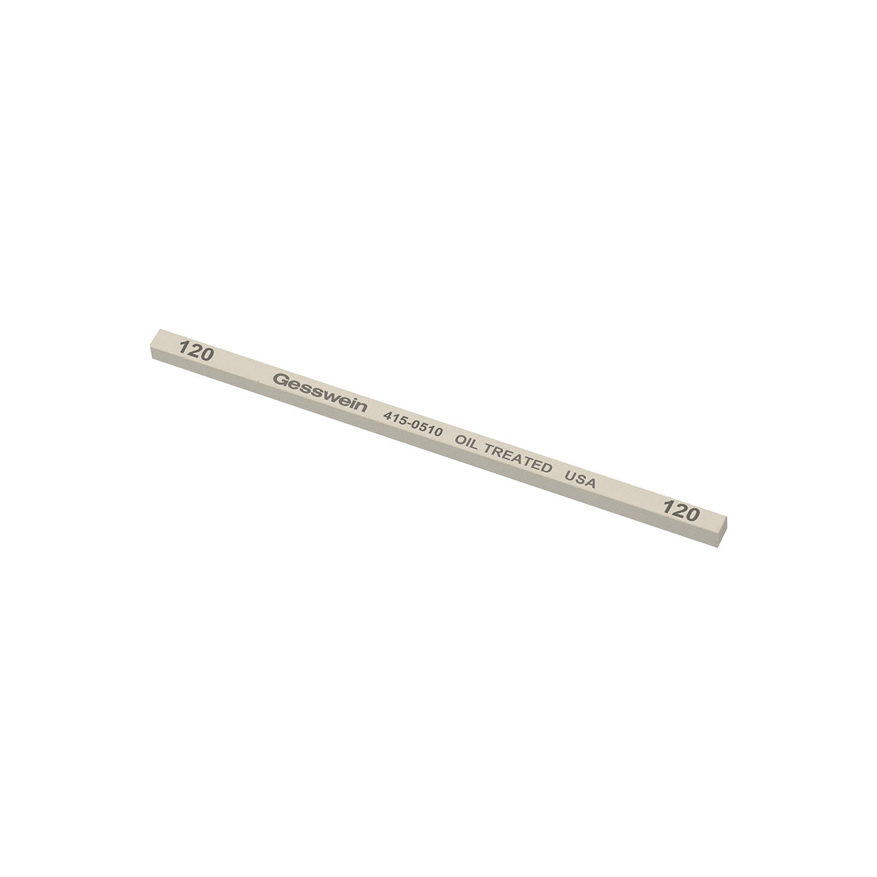 Gesswein® Oil-Treated Stones - 5/32" x 5/32" x 4", 120 Grit (Pkg. of 12)