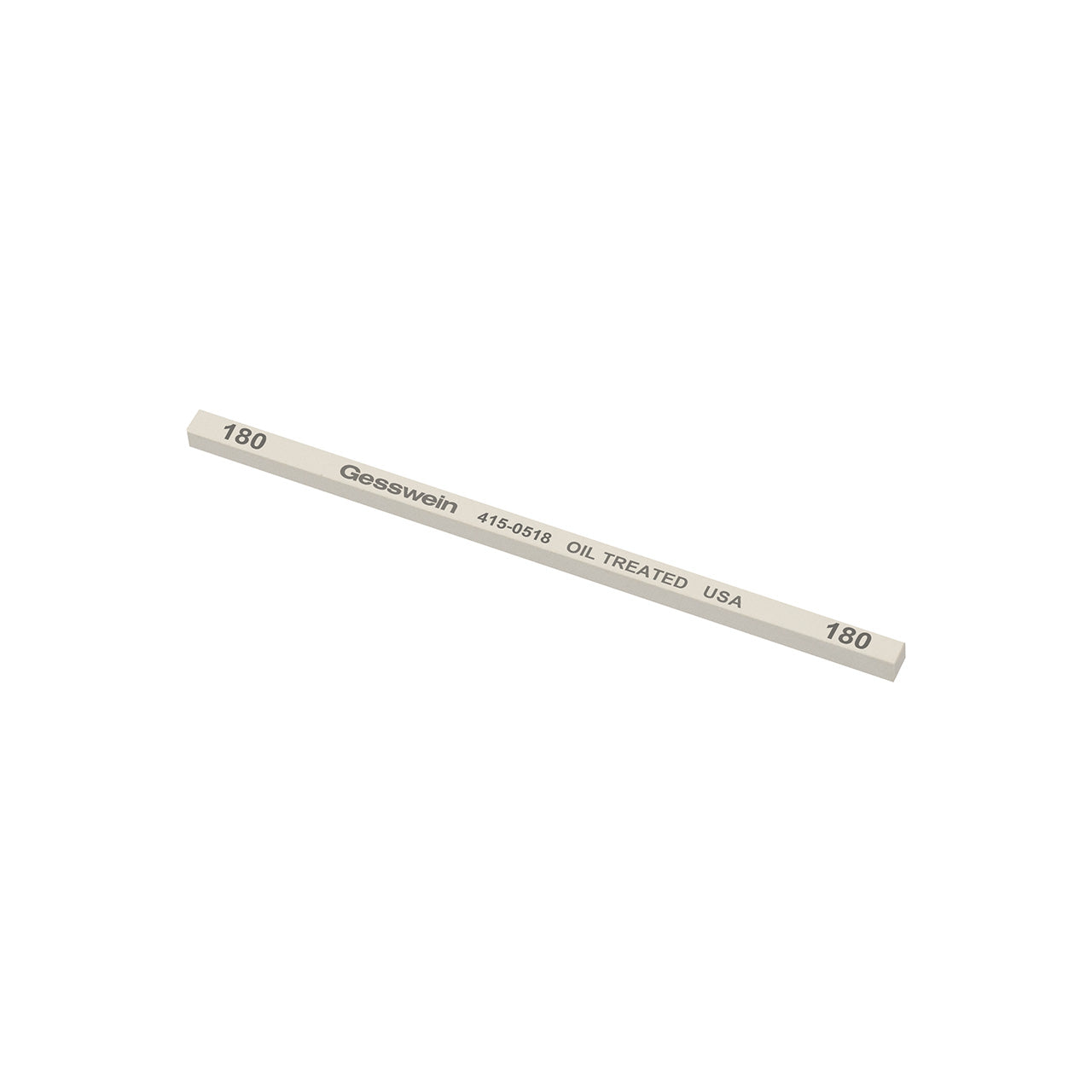 Gesswein® Oil-Treated Stones - 5/32" x 5/32" x 4", 180 Grit (Pkg. of 12)