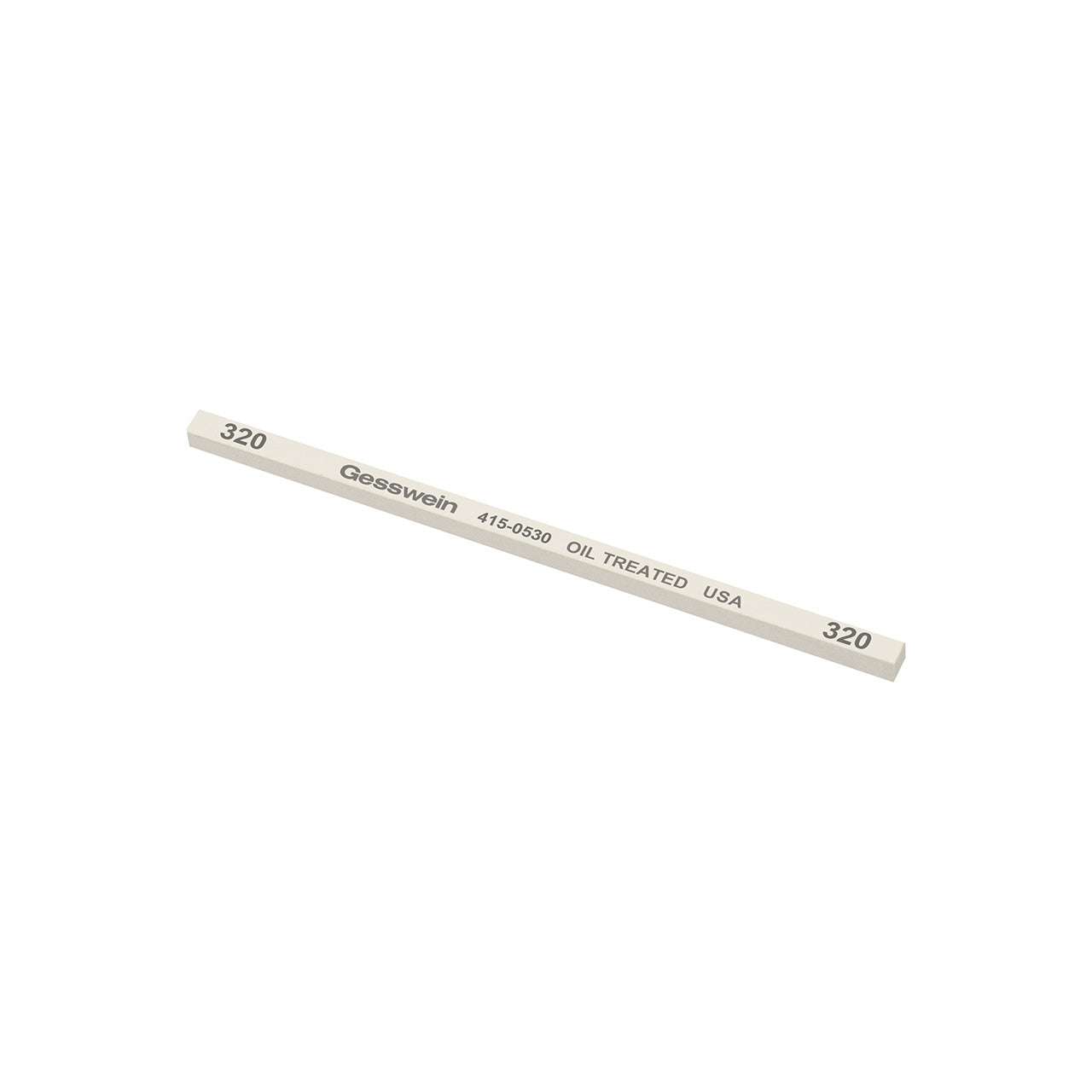 Gesswein® Oil-Treated Stones - 5/32" x 5/32" x 4", 320 Grit (Pkg. of 12)