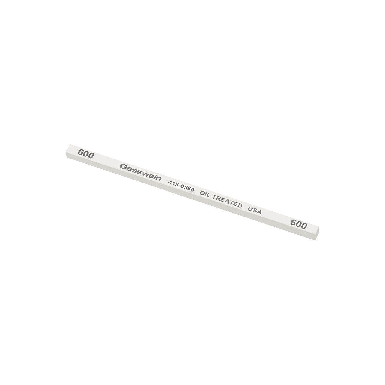 Gesswein® Oil-Treated Stones - 5/32" x 5/32" x 4", 600 Grit (Pkg. of 12)