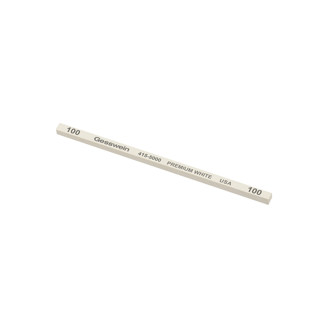 Gesswein® Premium White Stones - 5/32" x 5/32" x 4", 100 Grit (Pkg. of 12)