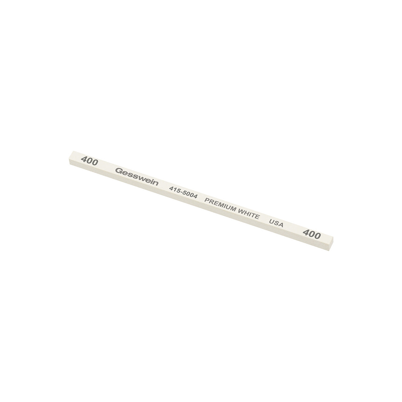Gesswein® Premium White Stones - 5/32" x 5/32" x 4", 400 Grit (Pkg. of 12)