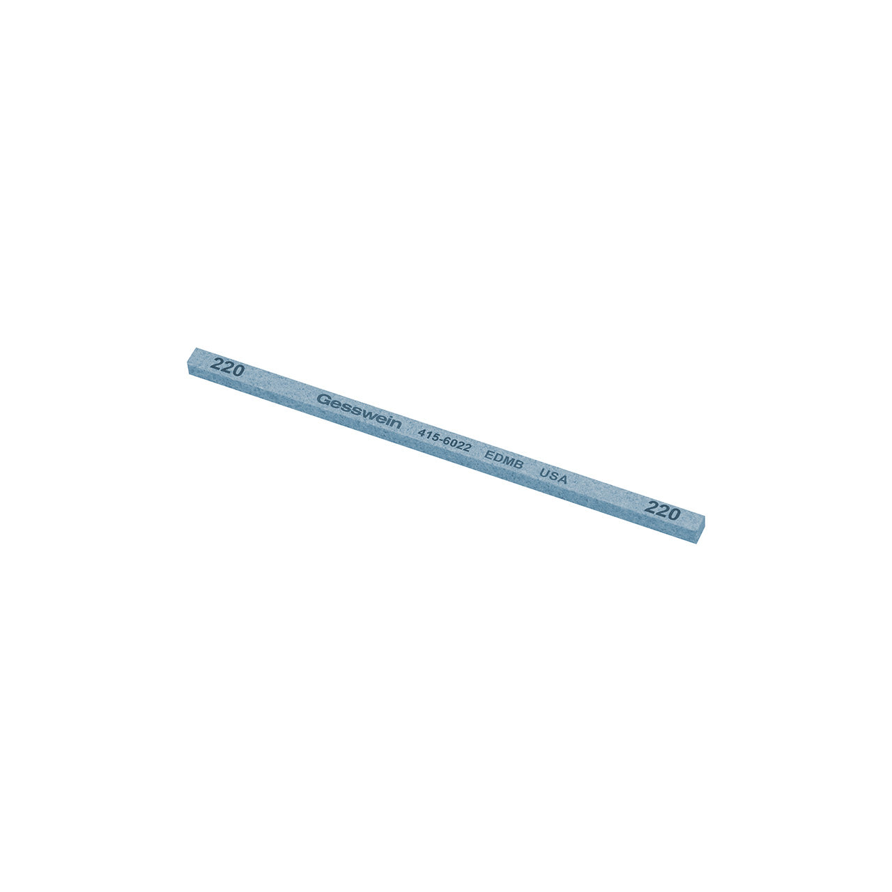 Gesswein® EDM Blue Stones - 5/32" x 5/32" x 4", 220 Grit (Pkg. of 12)