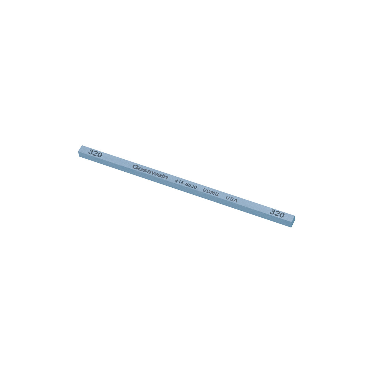Gesswein® EDM Blue Stones - 5/32" x 5/32" x 4", 320 Grit (Pkg. of 12)