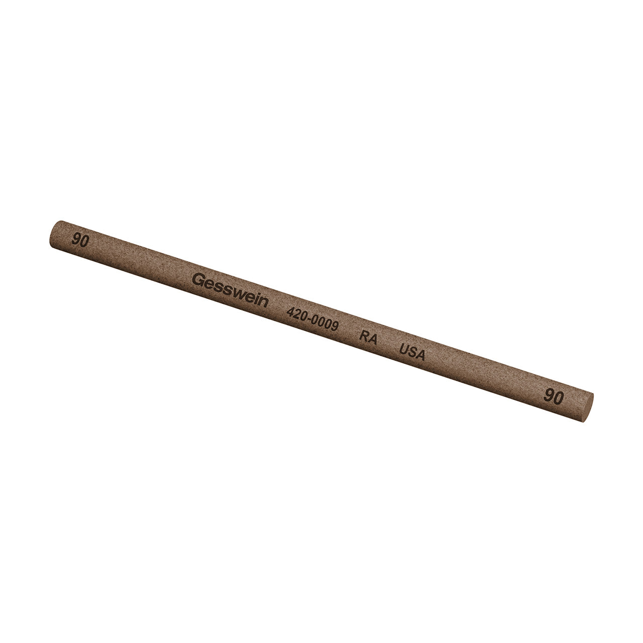 Gesswein® RA Stones - 5/32" x 4" Round 90 Grit (Pkg. of 12)