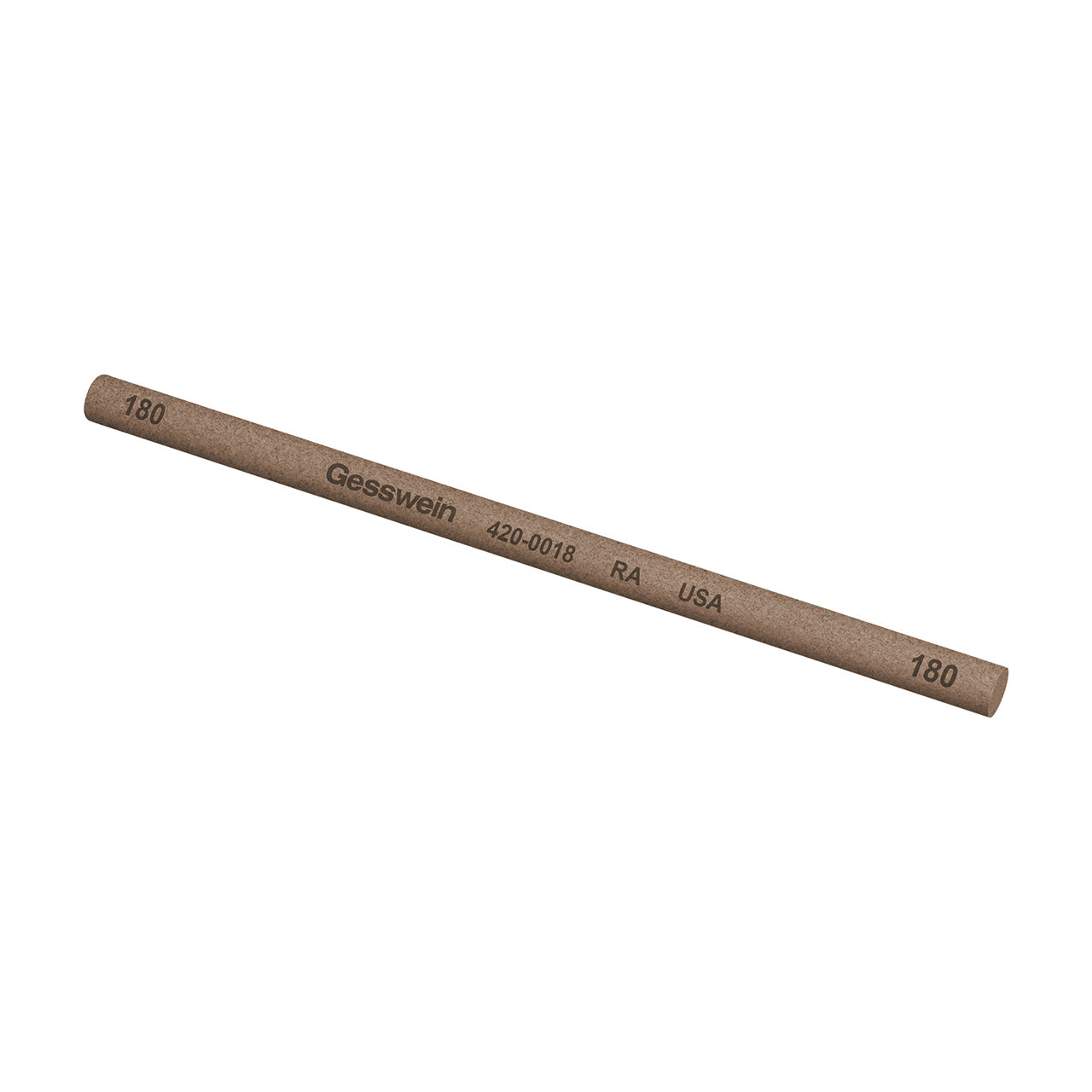 Gesswein® RA Stones - 5/32" x 4" Round 180 Grit (Pkg. of 12)