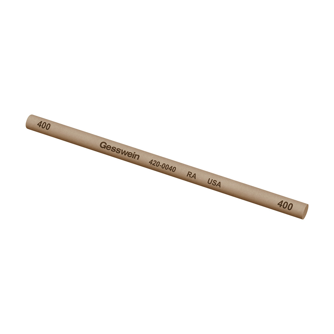 Gesswein® RA Stones - 5/32" x 4" Round 400 Grit (Pkg. of 12)