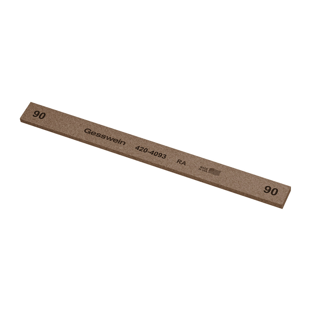 Gesswein® RA Stones - 1/2" x 1/8" x 6", 90 Grit (Pkg. of 12)
