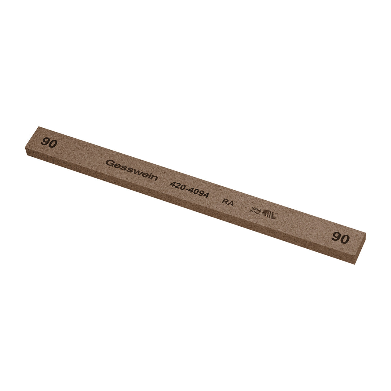 Gesswein® RA Stones - 1/2" x 1/4" x 6", 90 Grit (Pkg. of 12)