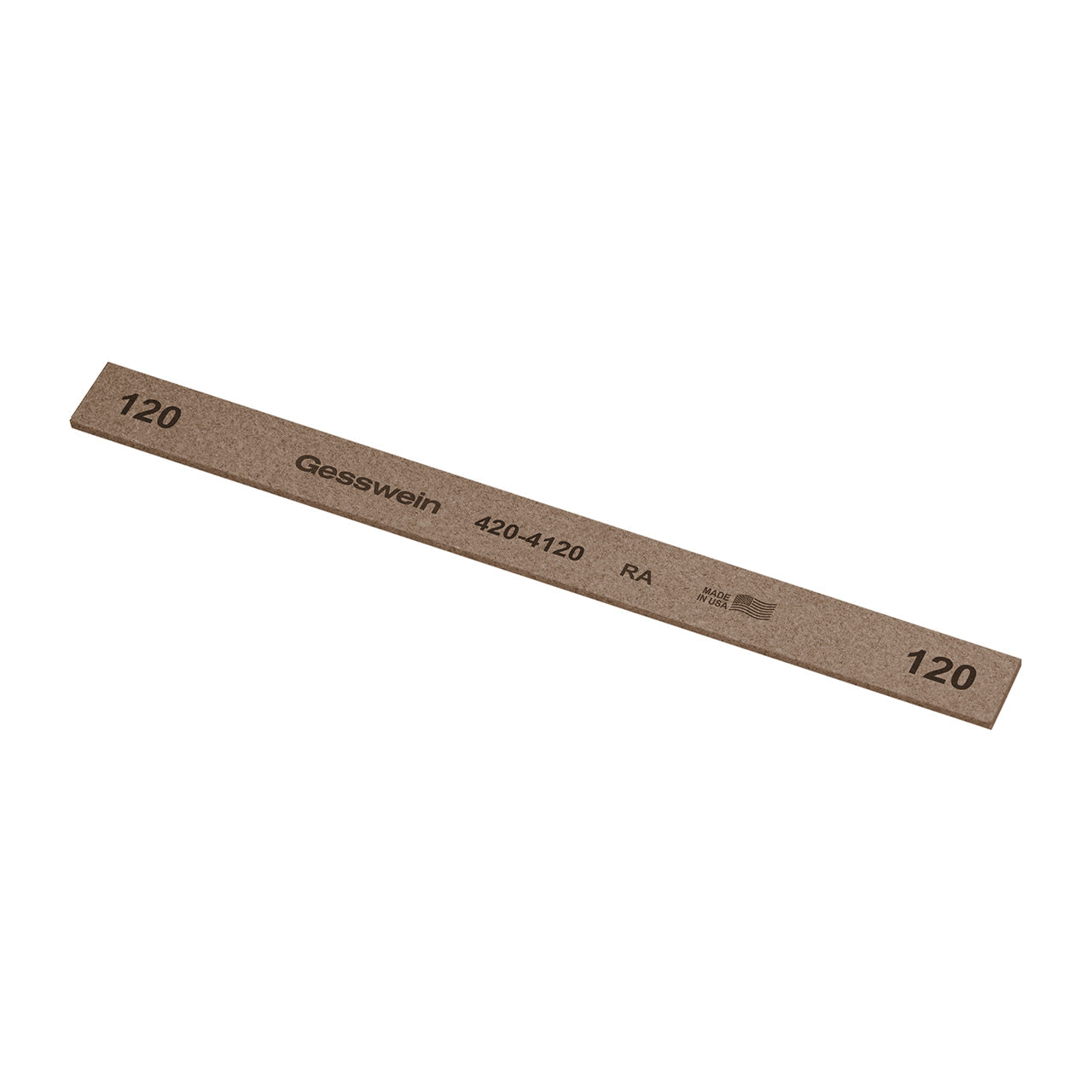 Gesswein® RA Stones - 1/2" x 1/16" x 6", 120 Grit (Pkg. of 12)