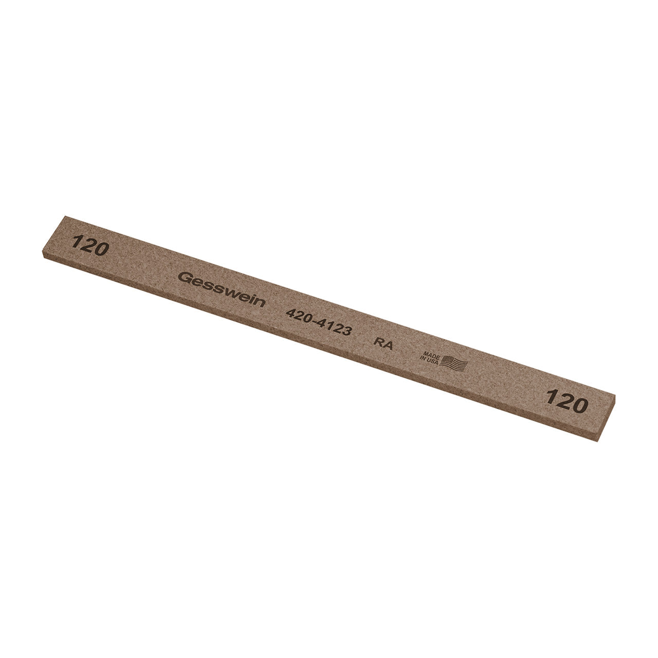 Gesswein® RA Stones - 1/2" x 1/8" x 6", 120 Grit (Pkg. of 12)