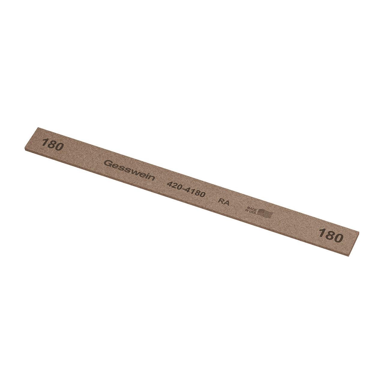 Gesswein® RA Stones - 1/2" x 1/16" x 6", 180 Grit (Pkg. of 12)