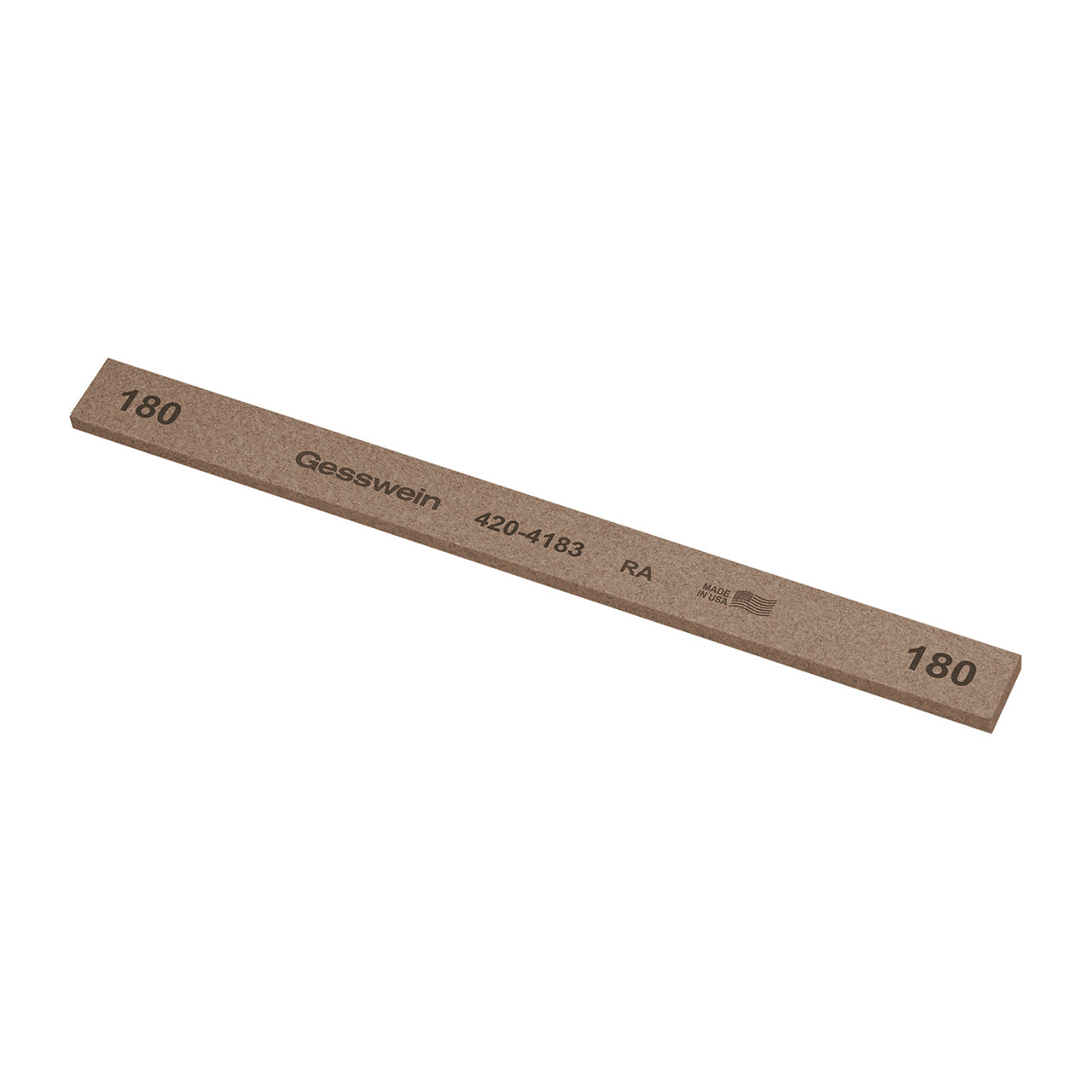 Gesswein® RA Stones - 1/2" x 1/8" x 6", 180 Grit (Pkg. of 12)
