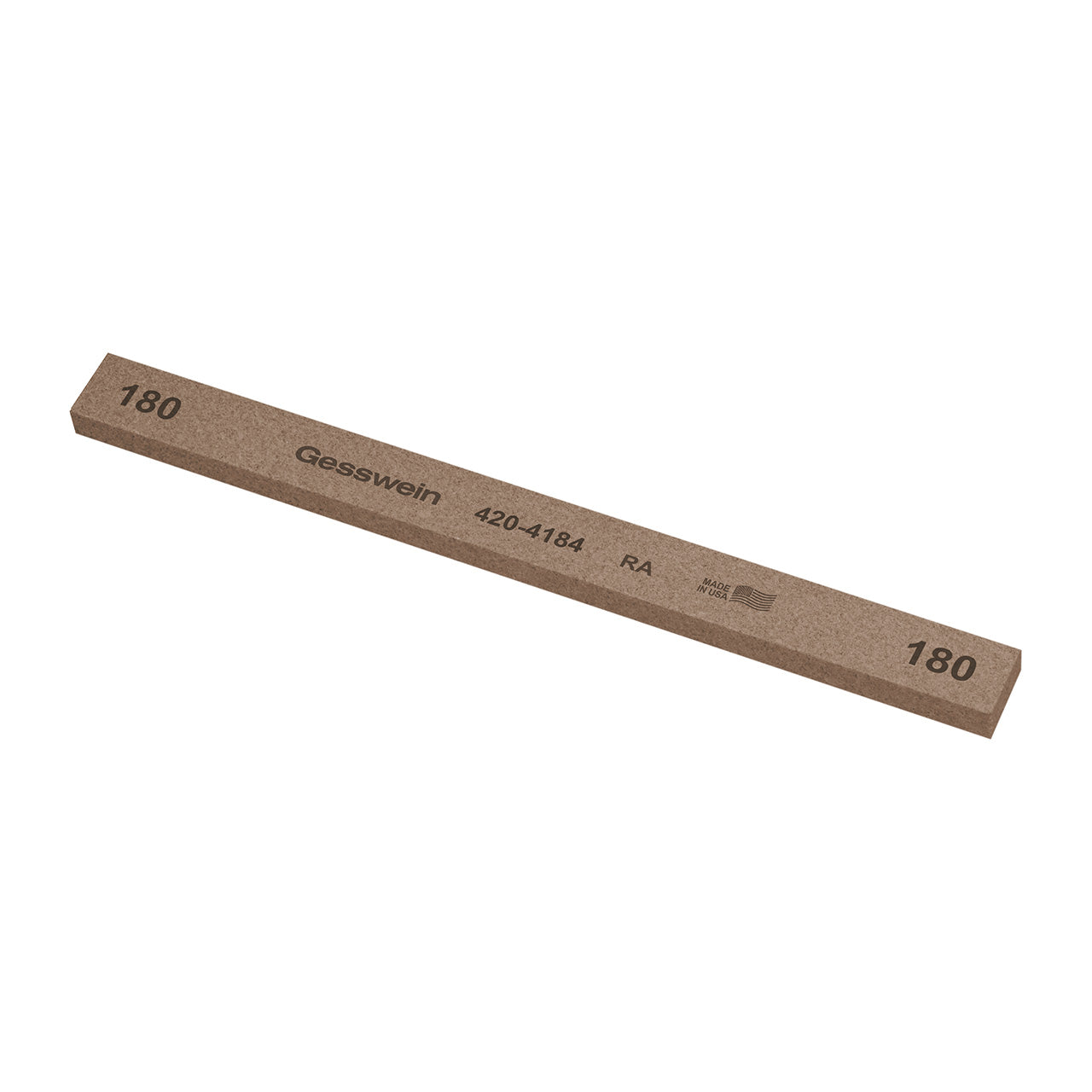 Gesswein® RA Stones - 1/2" x 1/4" x 6", 180 Grit (Pkg. of 12)