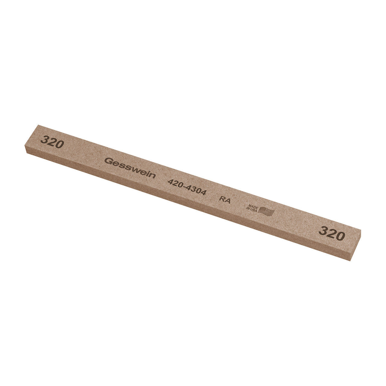 Gesswein® RA Stones - 1/2" x 1/4" x 6", 320 Grit (Pkg. of 12)