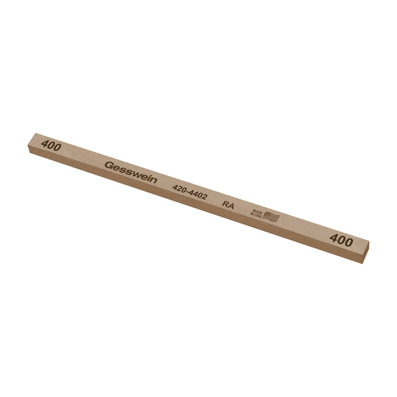 Gesswein® RA Stones - 1/4" x 1/4" x 6", 400 Grit (Pkg. of 12)