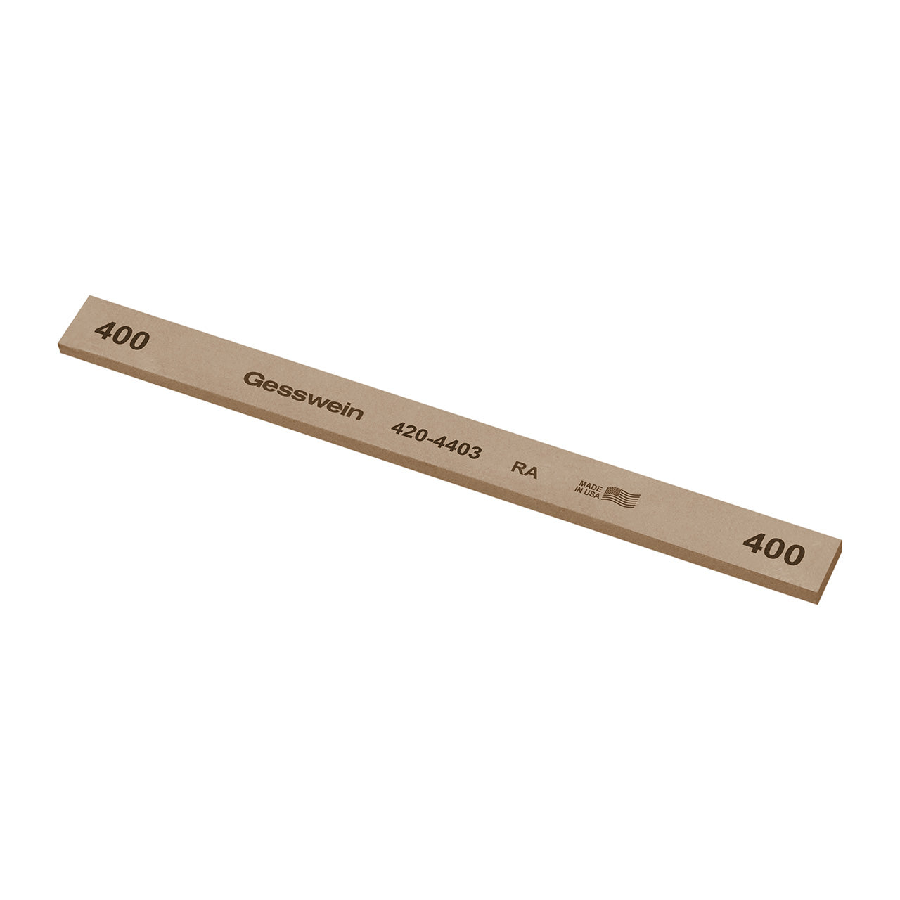 Gesswein® RA Stones - 1/2" x 1/8" x 6", 400 Grit (Pkg. of 12)