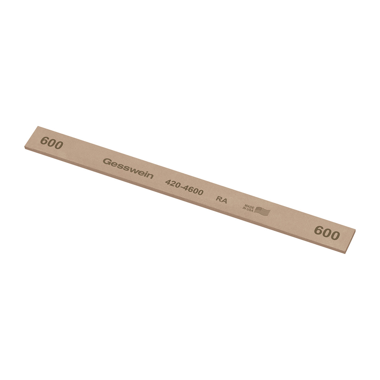 Gesswein® RA Stones - 1/2" x 1/16" x 6", 600 Grit (Pkg. of 12)