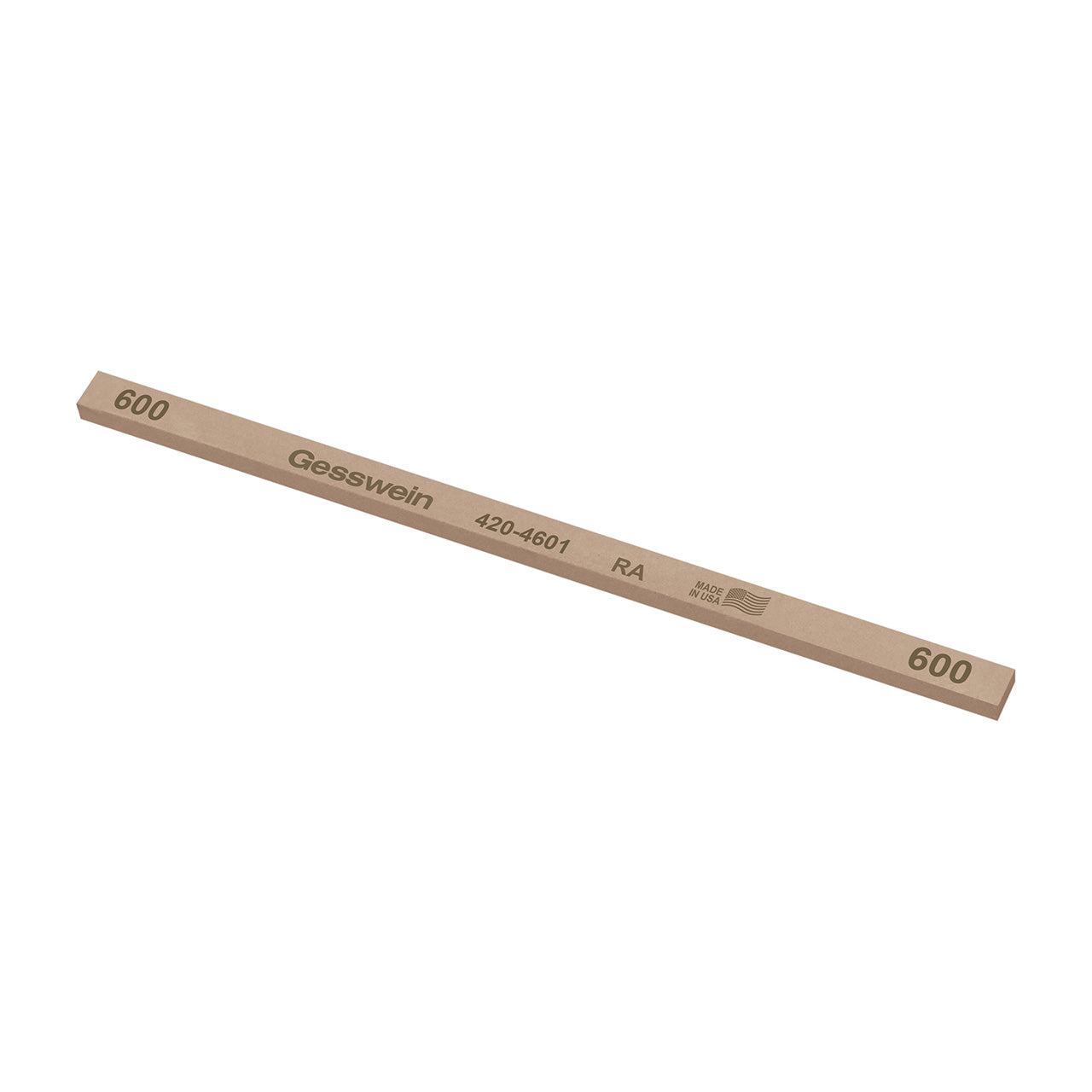 Gesswein® RA Stones - 1/4" x 1/8" x 6", 600 Grit (Pkg. of 12)