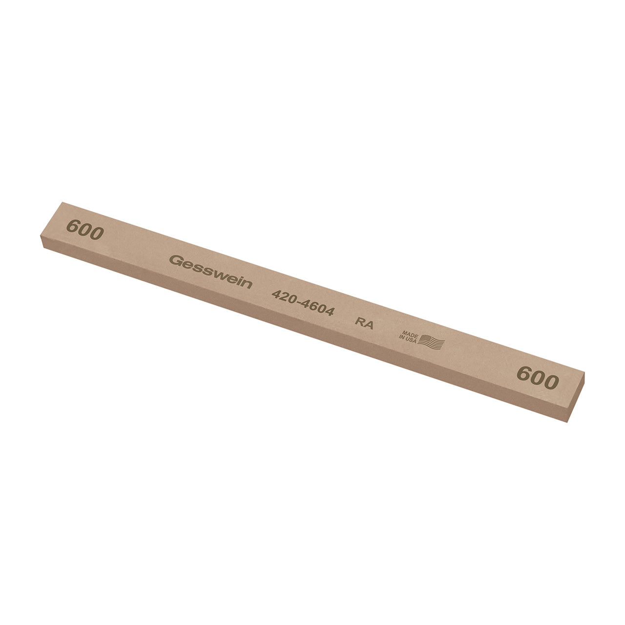 Gesswein® RA Stones - 1/2" x 1/4" x 6", 600 Grit (Pkg. of 12)