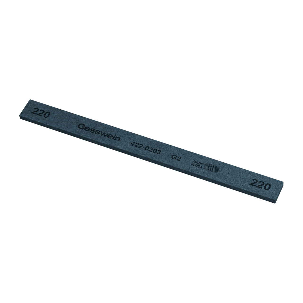 Gesswein® G2 Stones - 1/2" x 1/8" x 6", 220 Grit (Pkg. of 12)