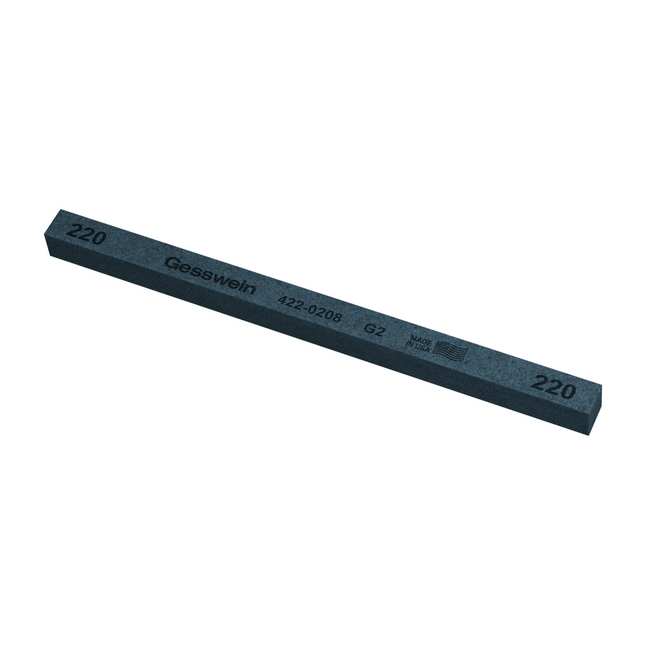 Gesswein® G2 Stones - 3/8" x 3/8" x 6", 220 Grit (Pkg. of 12)