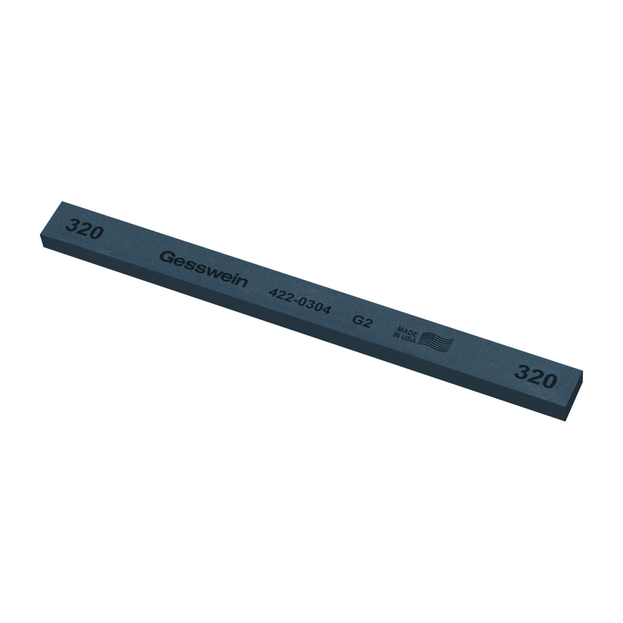 Gesswein® G2 Stones - 1/2" x 1/4" x 6", 320 Grit (Pkg. of 12)