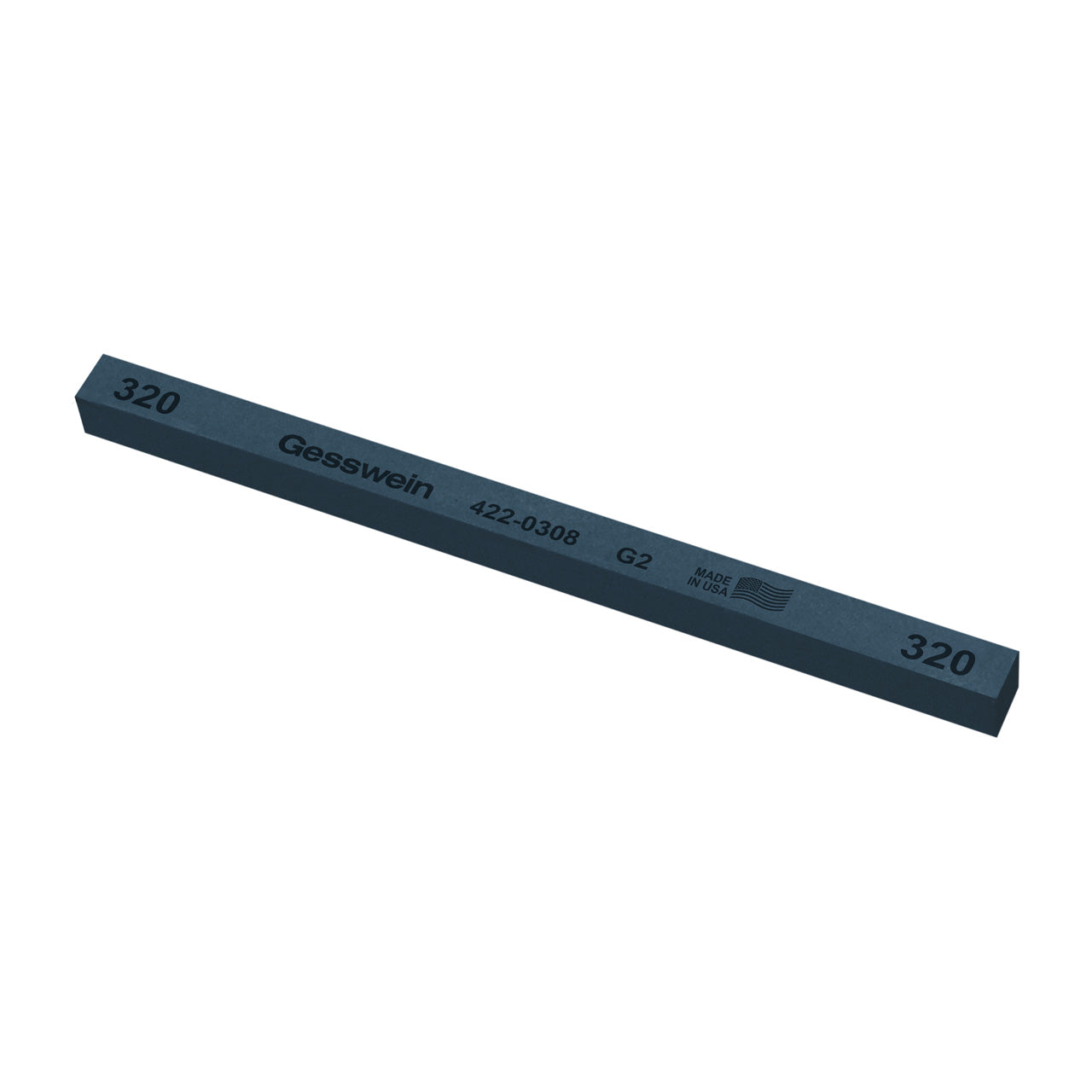 Gesswein® G2 Stones - 3/8" x 3/8" x 6", 320 Grit (Pkg. of 12)