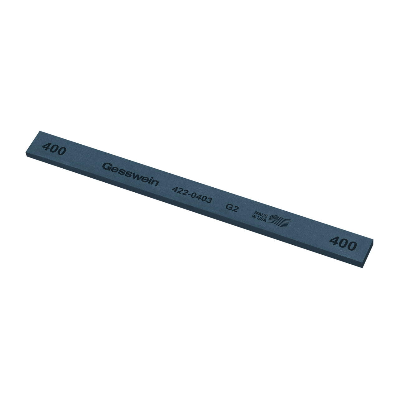 Gesswein® G2 Stones - 1/2" x 1/8" x 6", 400 Grit (Pkg. of 12)