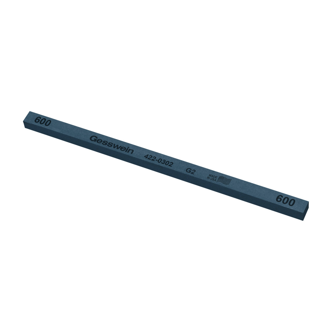 Gesswein® G2 Stones - 1/4" x 1/4" x 6", 600 Grit (Pkg. of 12)